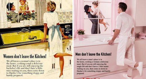 One hundred years ago women could not even vote and very few... 3