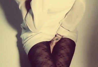 On my new sweater and my tights? Pee? Do you really want to make... 8