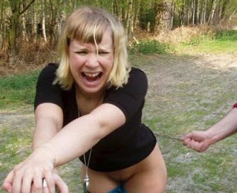 Naughty Wife Gets an Outdoor Switching! 5