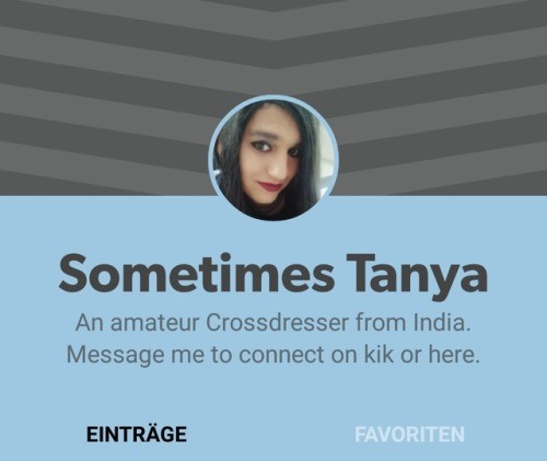 @sometimestanya … A cute crossdresser from India. Show... 3 tumblr p6k49eimCi1viv7dyo1 500