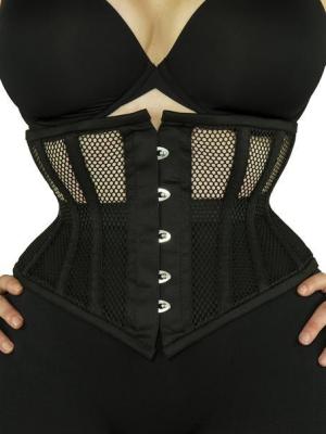 Sizing Corsets for Sissies, Feminization, and Crossdressing 2 Mesh Waspie Corset
