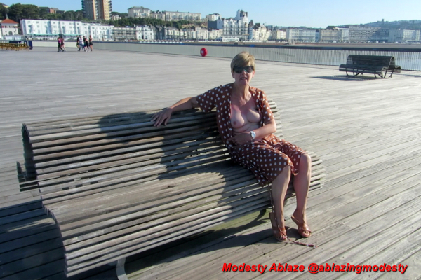 A Modest Re-A-Pier-ance #sinfulsunday 4 Modesty Ablaze Pier 3