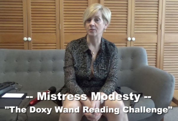 Modesty Ablaze “The Doxy Reading Challenge” #realworldsex video @makelovenotporn 2 Modesty Doxy Reading Challenge Cover