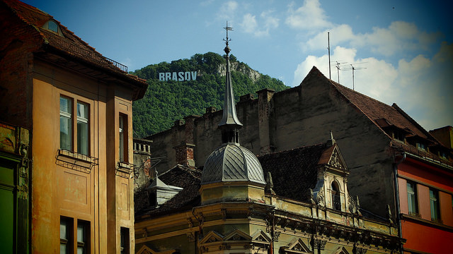 View of Brasov Sign 1