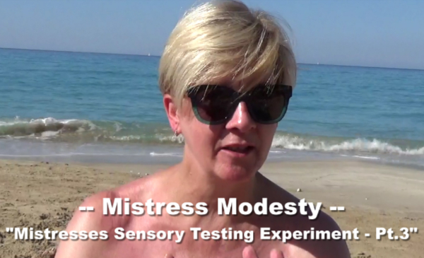 Modesty Ablaze “Mistresses Sensory Testing Experiment – Part Three” #realworldsex film @makelovenotporn 2 Sensory Testing Part 3 Cover