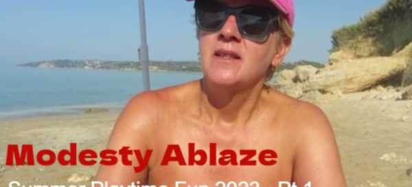 Modesty Ablaze “Summer 2023 Playtime Fun Part One” #realworldsex film @makelovenotporn 6