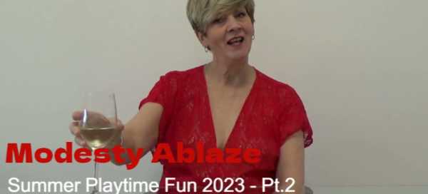 Modesty Ablaze “Summer 2023 Playtime Fun Part Two” #realworldsex film @makelovenotporn 3
